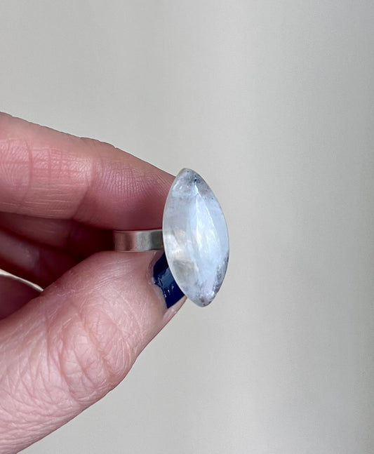 Bague argent 925 et Pierre de Lune