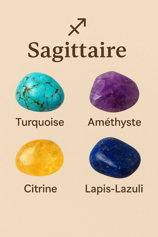 Pierres du Sagittaire : les meilleures pierres naturelles pour ce signe astrologique ♐