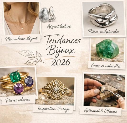 Tendances bijoux 2026 : styles, matières et inspirations incontournables