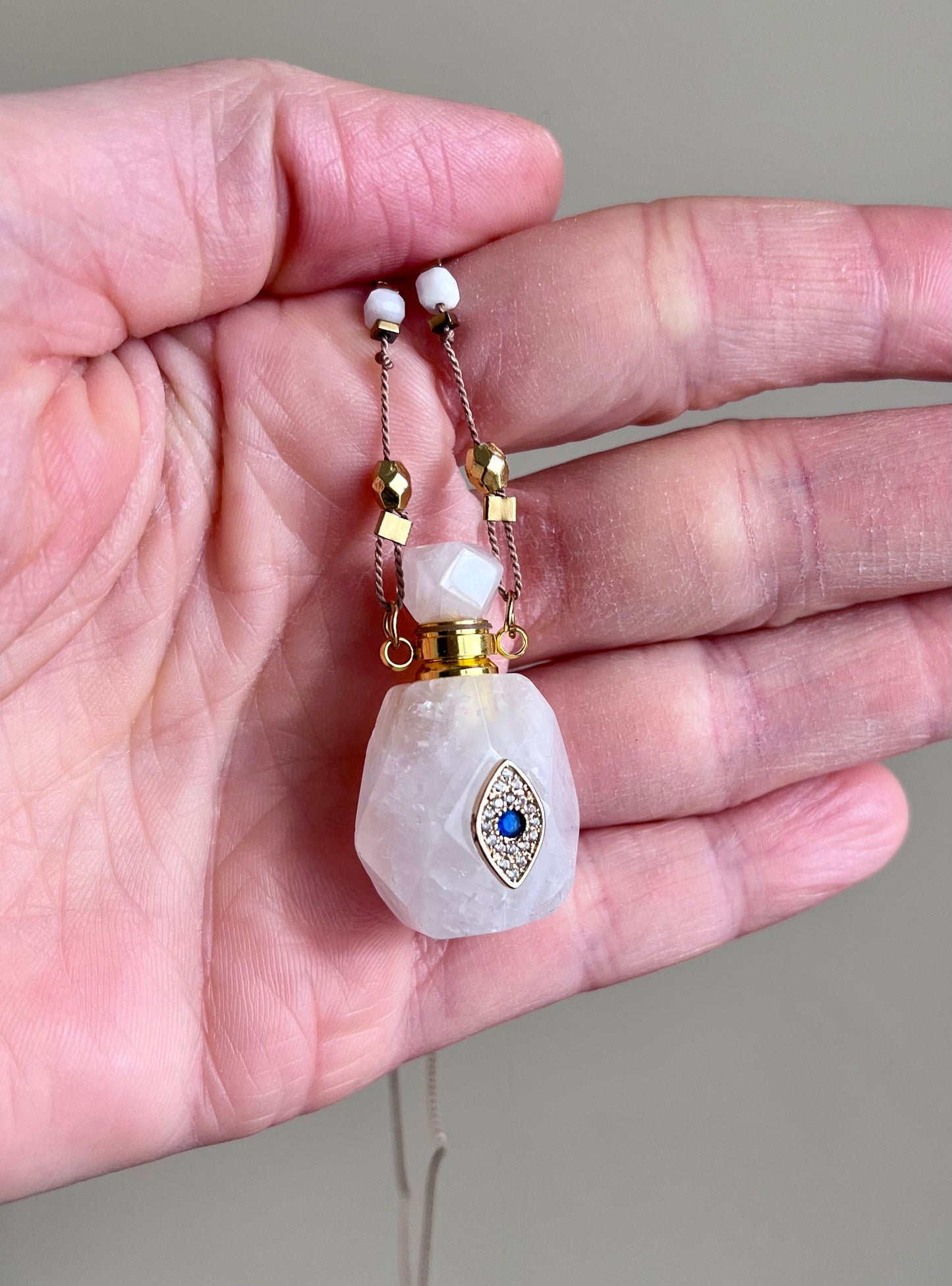 Collier fiole Quartz
