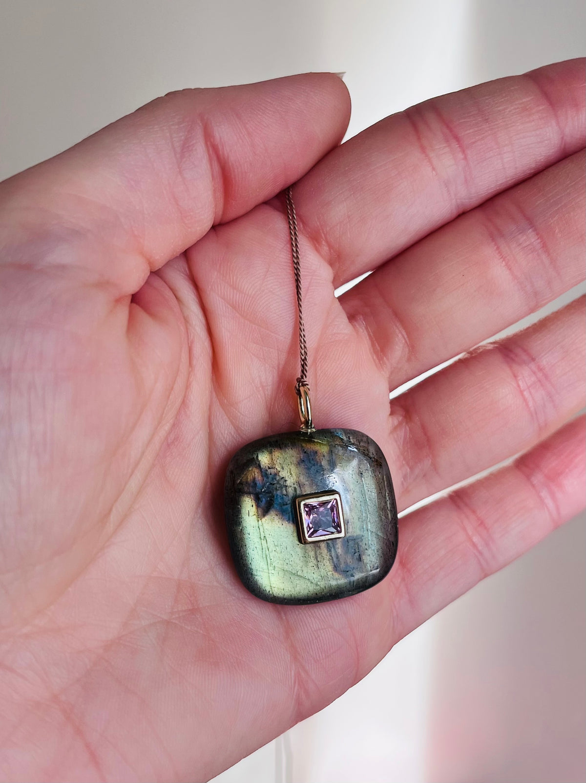 Sautoir talisman Labradorite