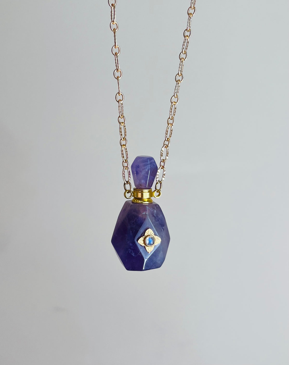 Collier fiole Améthyste