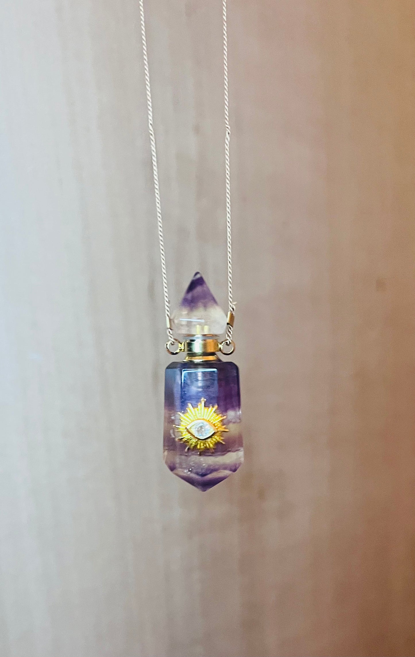 Collier fiole Amétrine