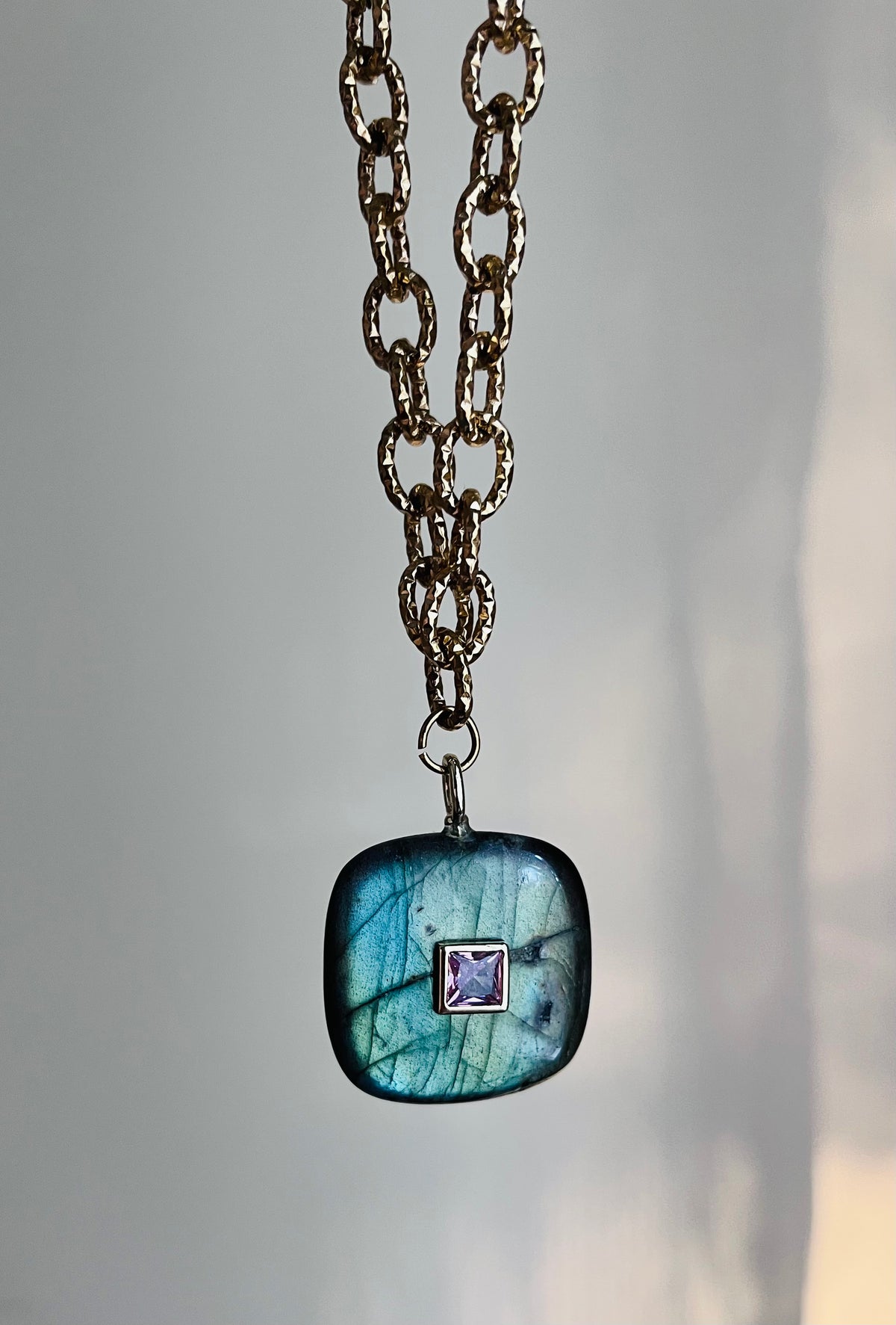 Collier Talisman Labradorite
