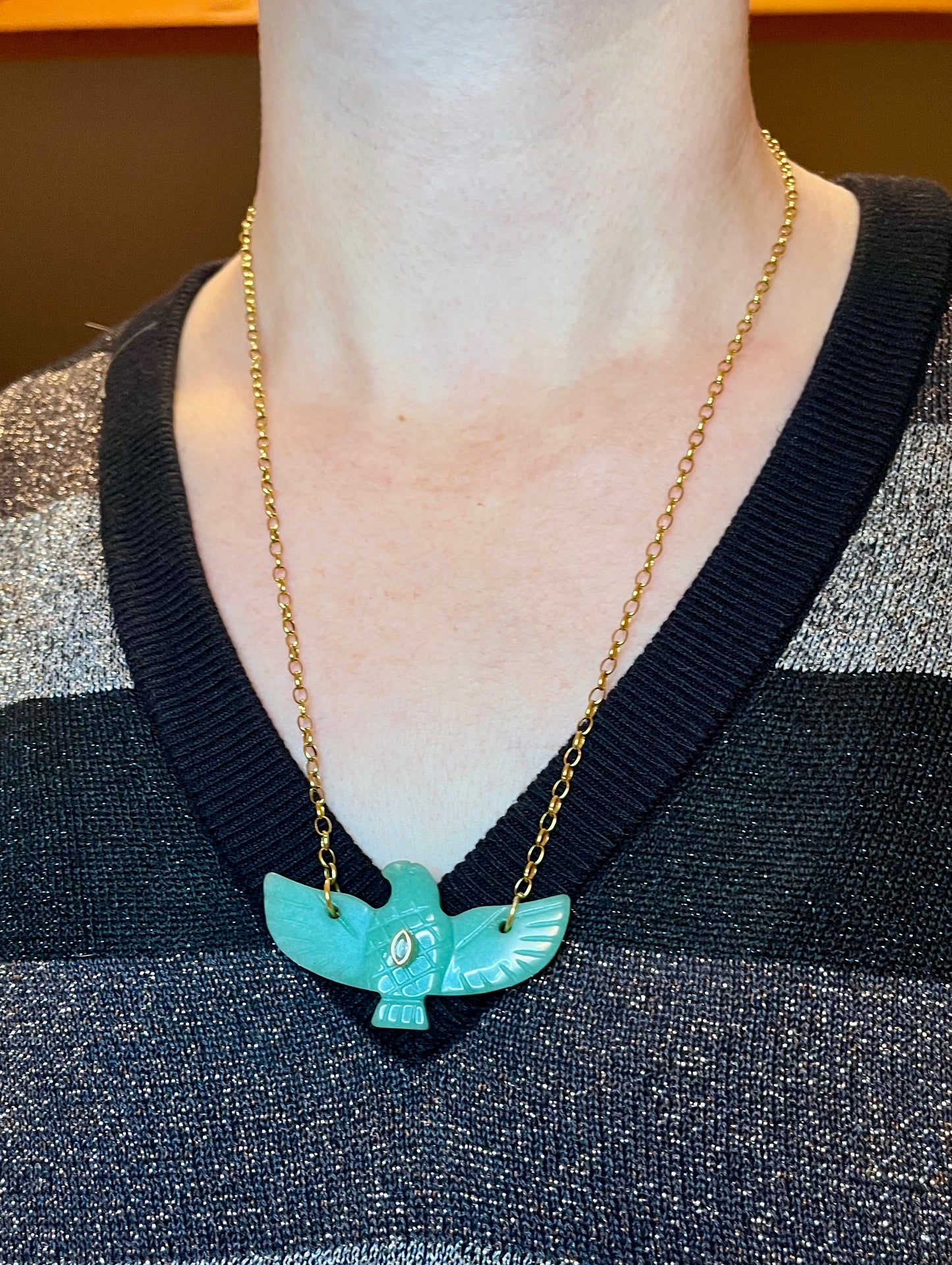 Collier phœnix Amazonite