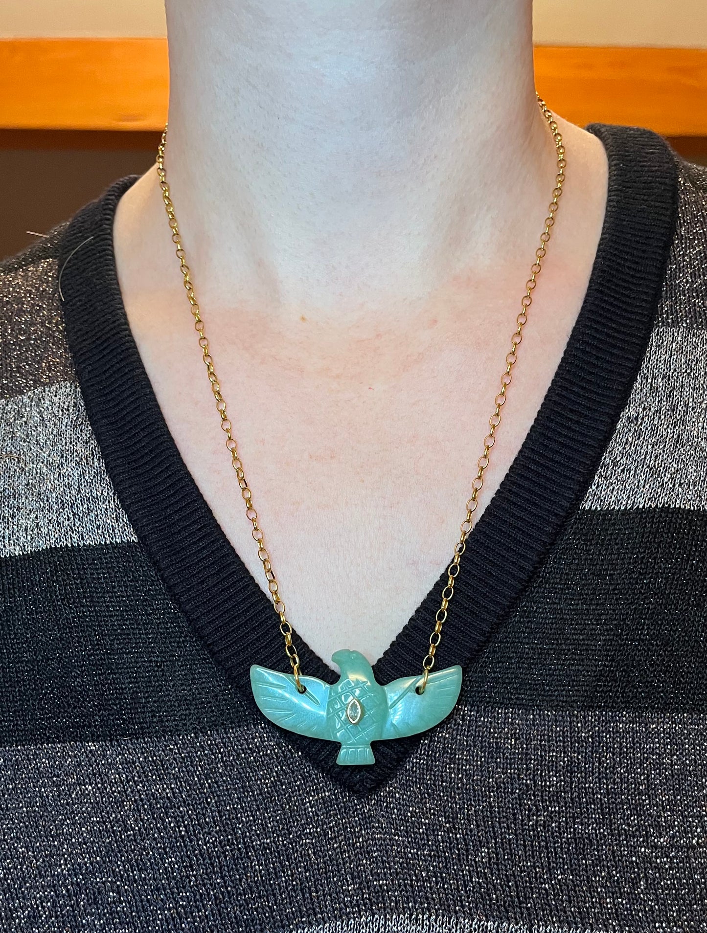Collier phœnix Amazonite