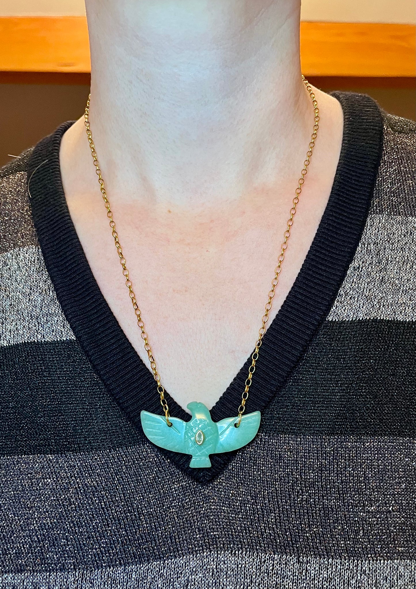 Collier phœnix Amazonite