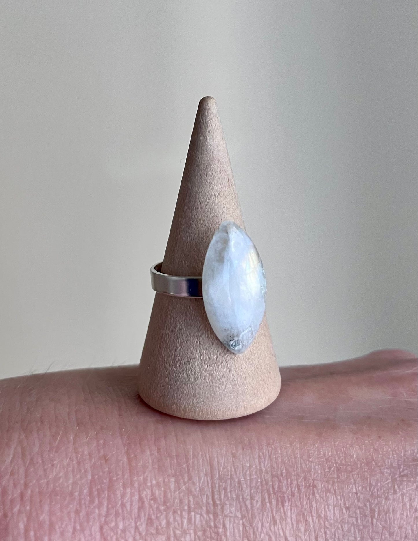 Bague argent 925 et Pierre de Lune