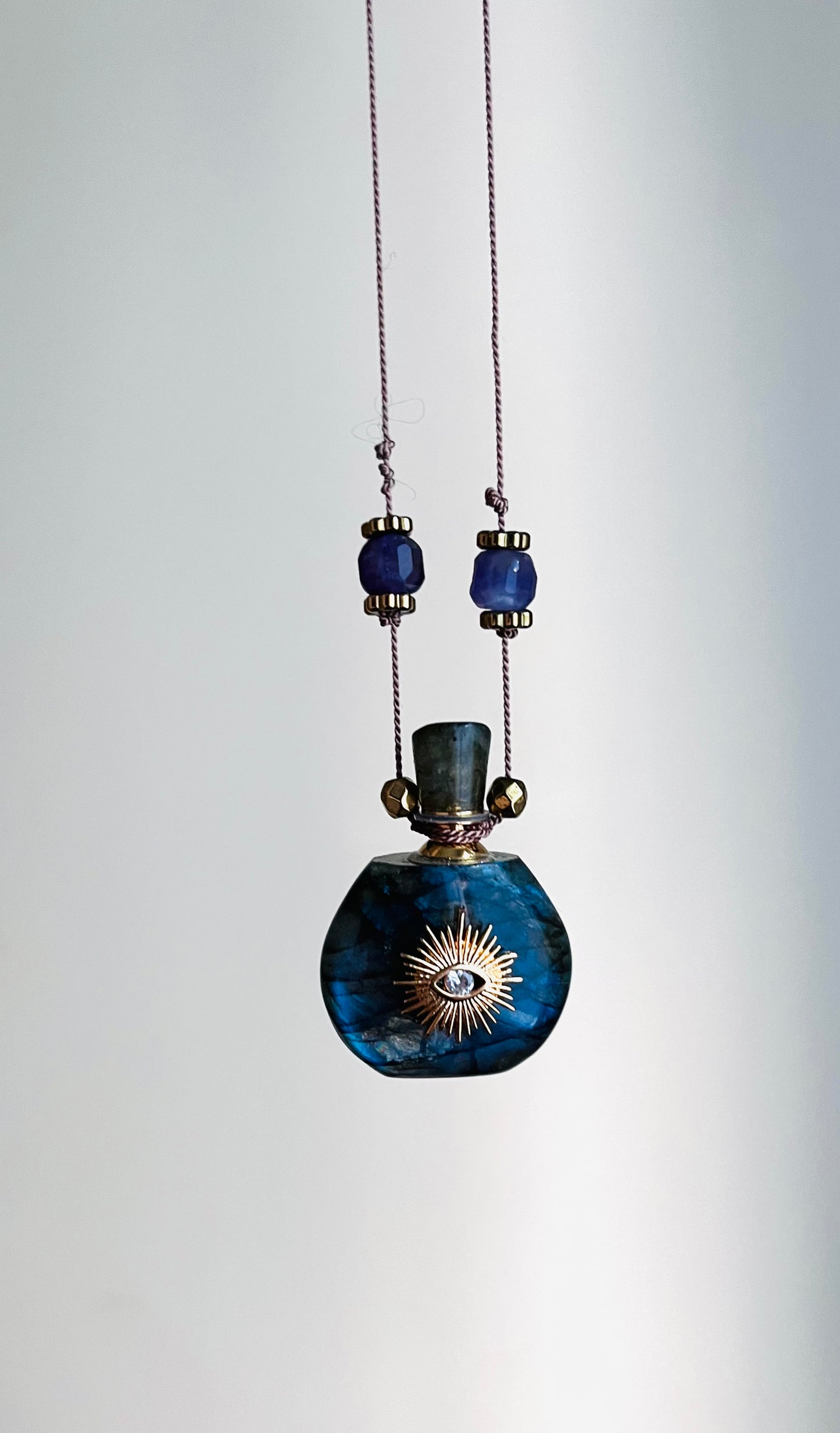 Collier fiole Labradorite