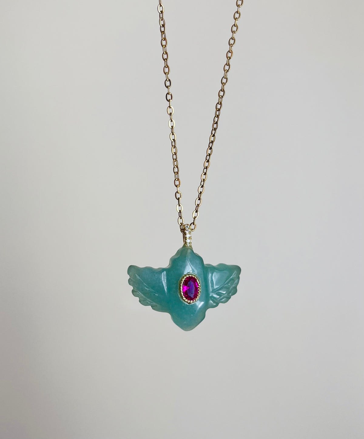 Sautoir talisman Aventurine