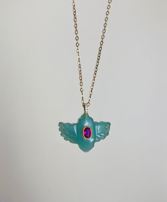 Sautoir talisman Aventurine
