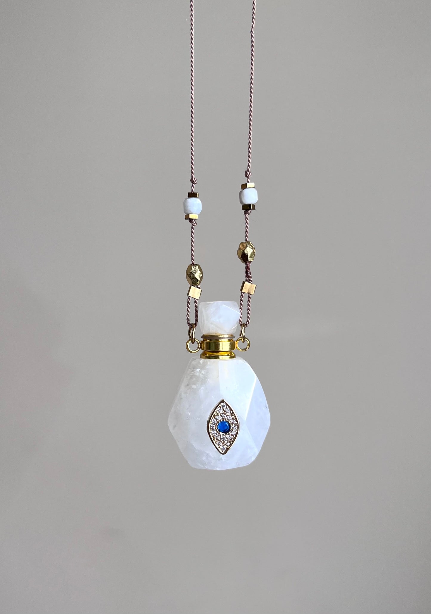 Collier fiole Quartz