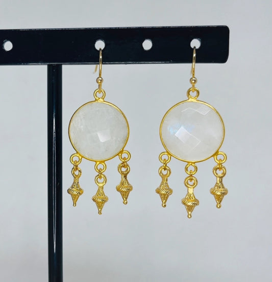 Boucles d’oreilles Pierre de Lune