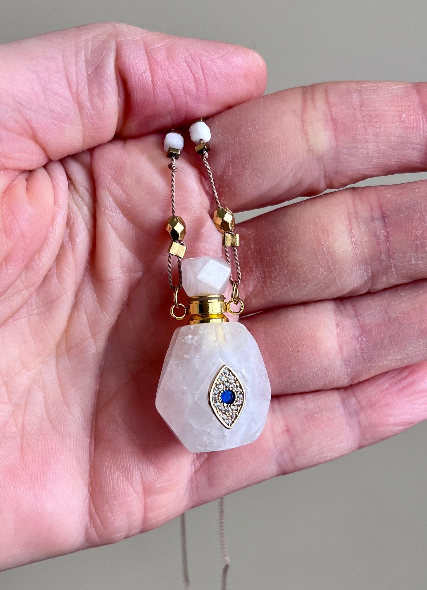 Collier fiole Quartz
