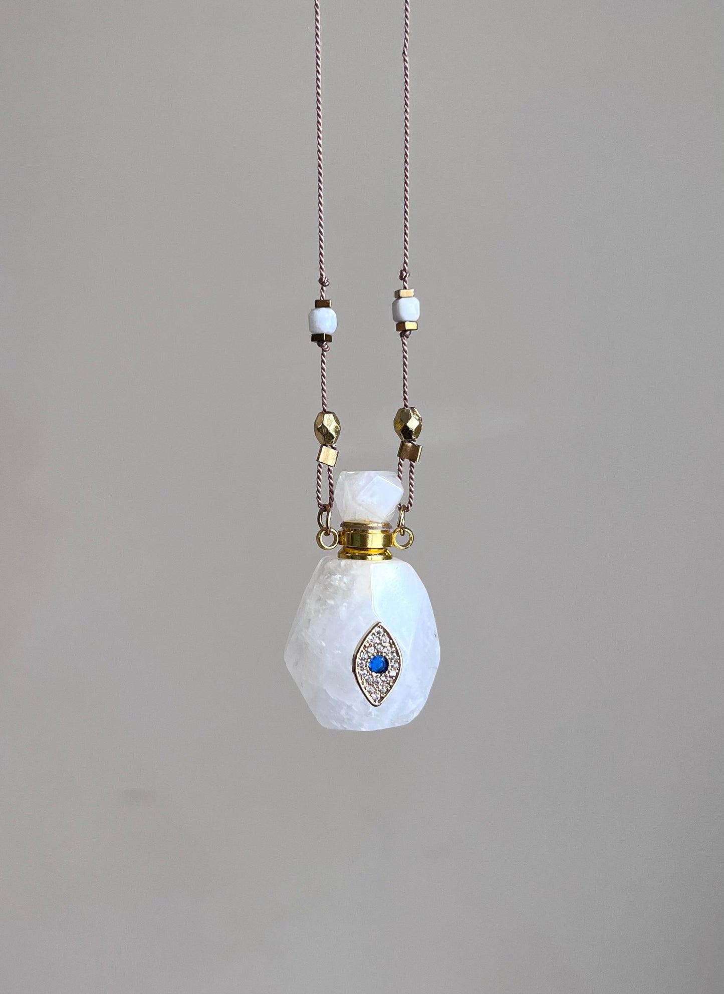 Collier fiole Quartz