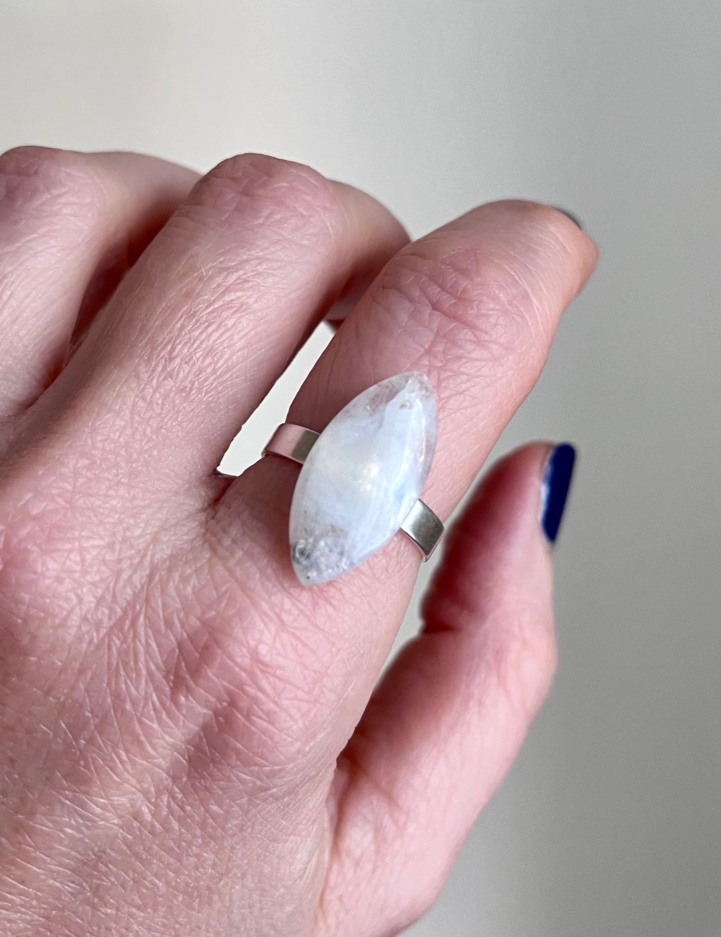 Bague argent 925 et Pierre de Lune