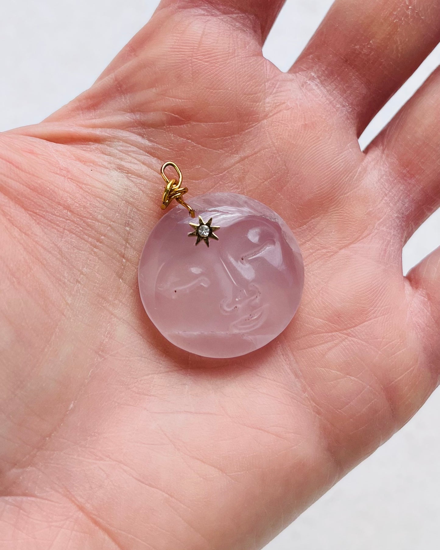 Pendentif grigri Quartz rose