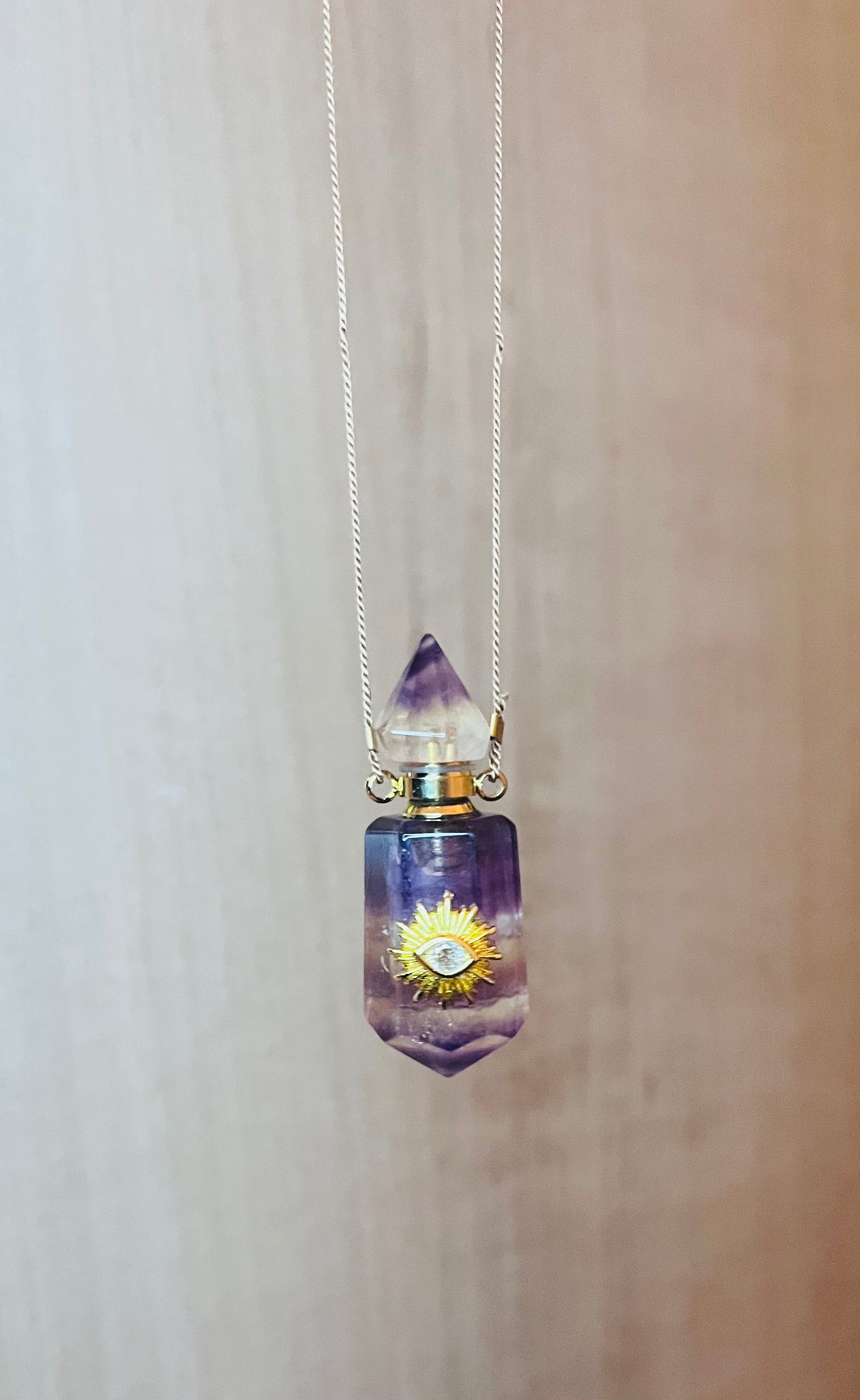 Collier fiole Amétrine