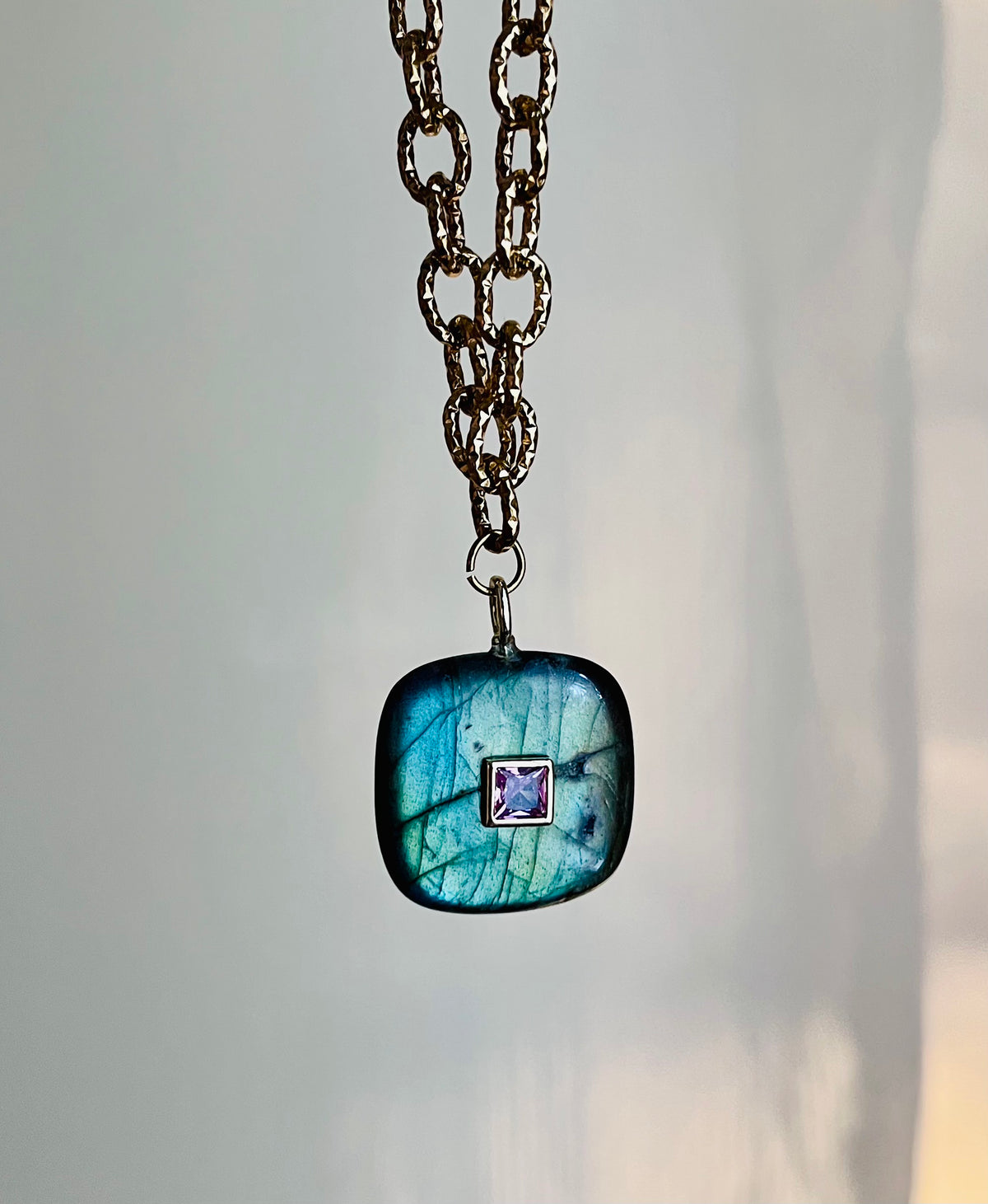 Collier Talisman Labradorite