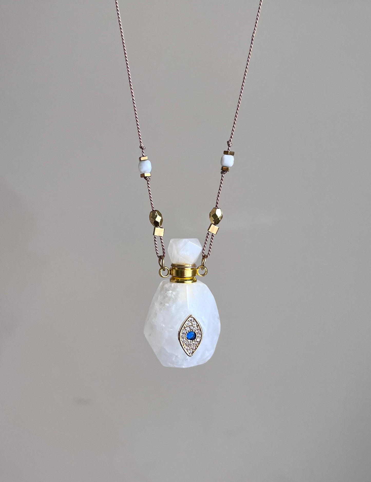 Collier fiole Quartz
