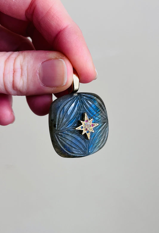 Pendentif Labradorite - Éloignement des énergies négatives