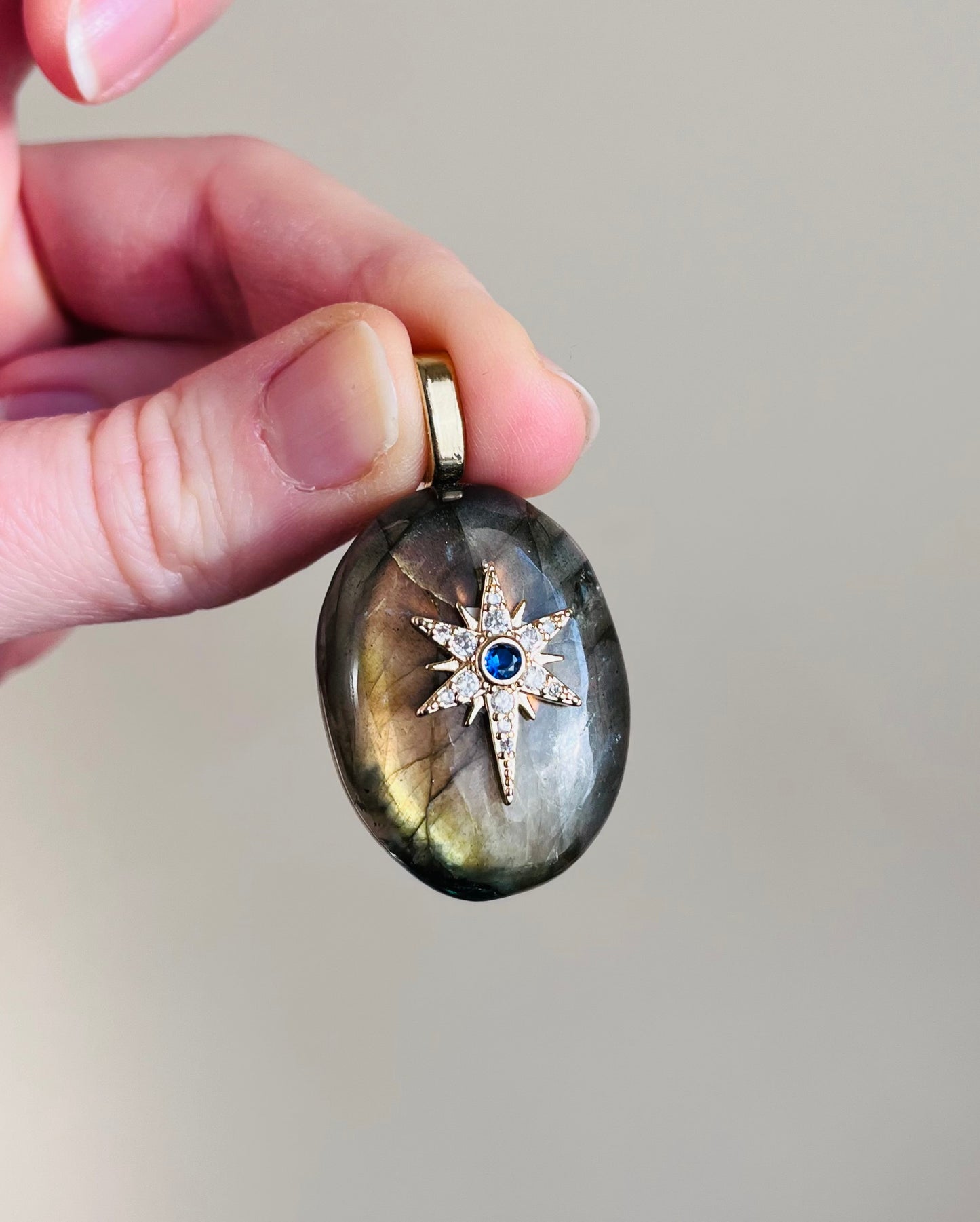Pendentif talisman protecteur Labradorite
