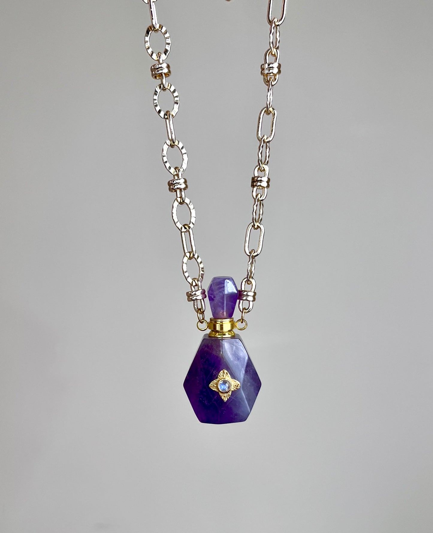 Collier fiole Améthyste