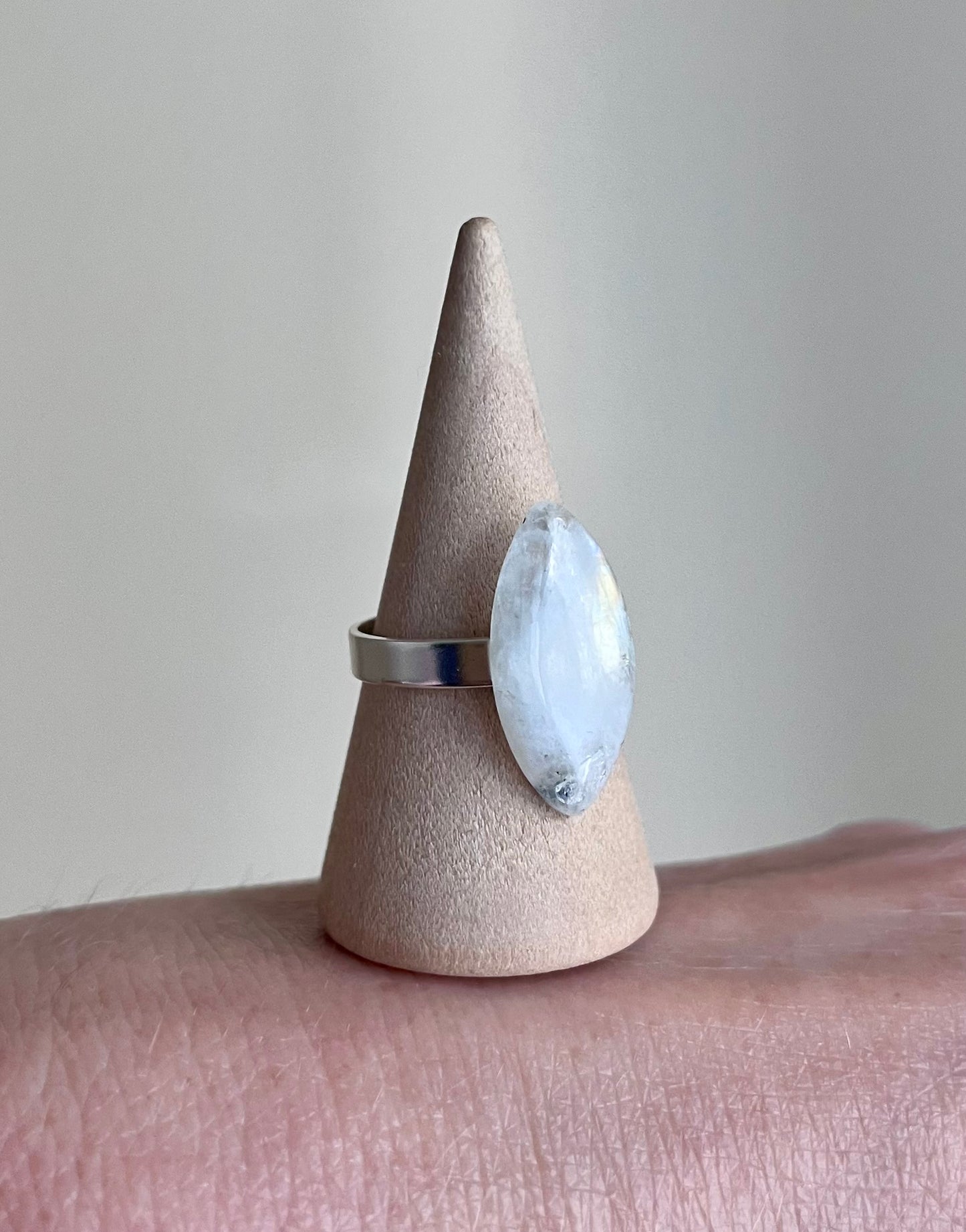 Bague argent 925 et Pierre de Lune