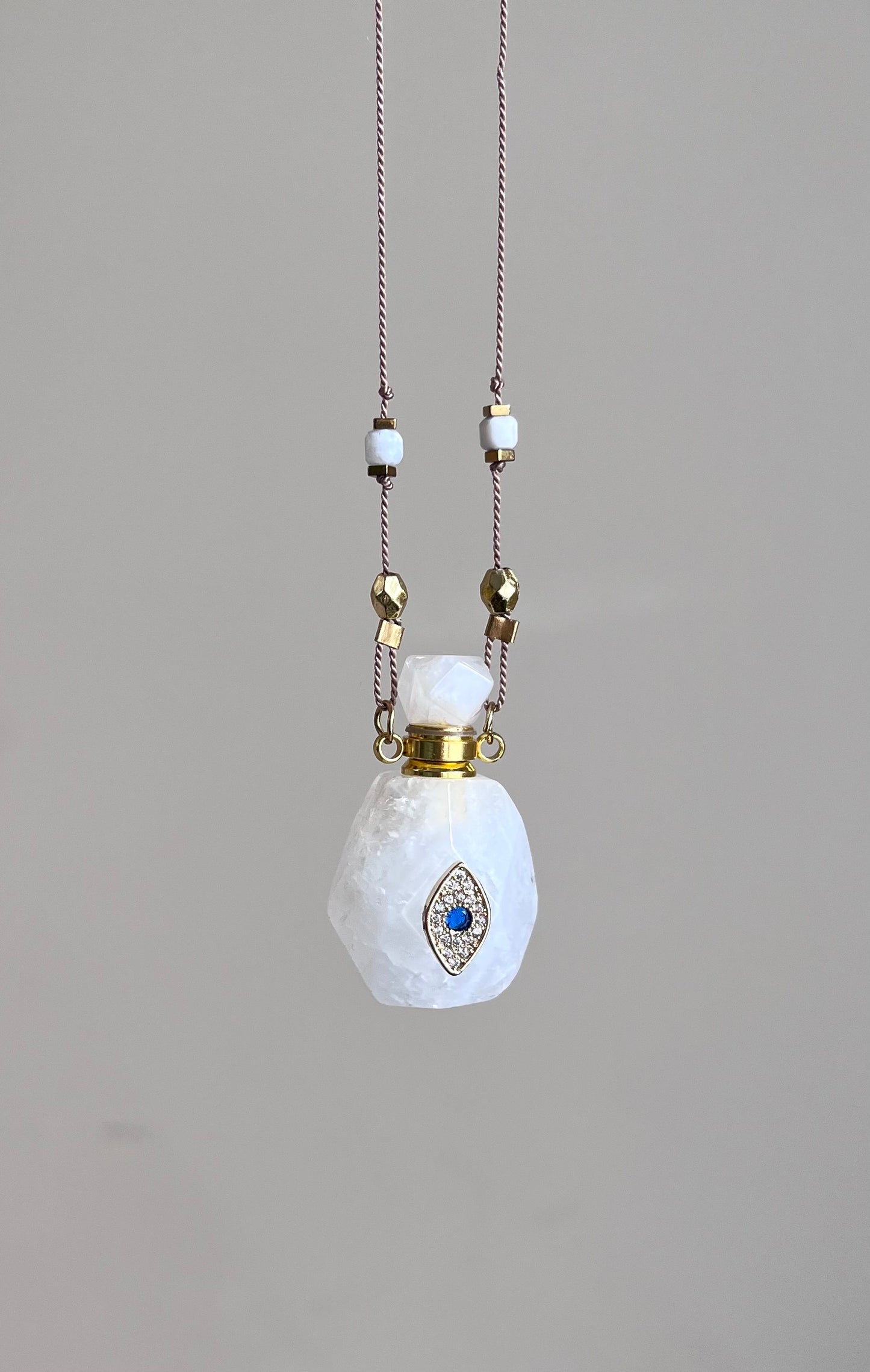 Collier fiole Quartz