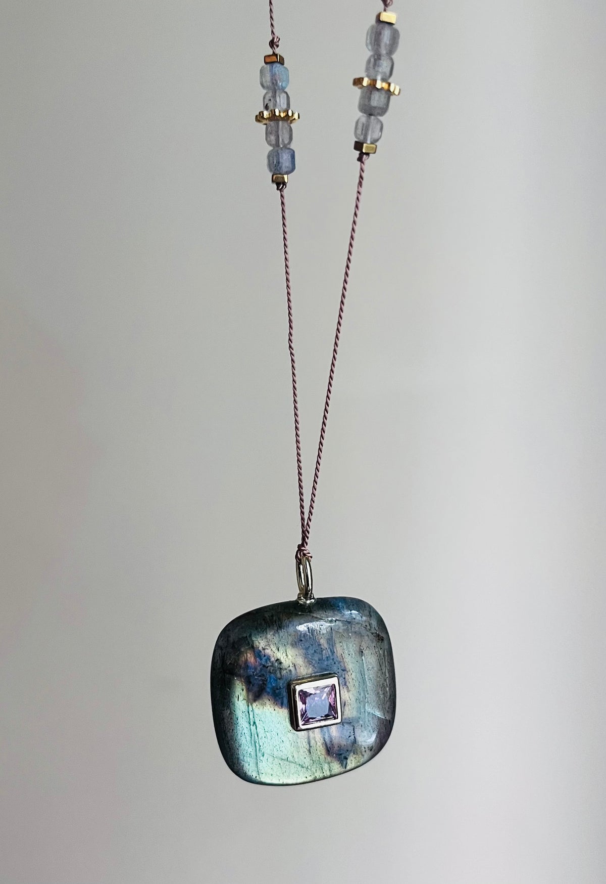 Sautoir talisman Labradorite