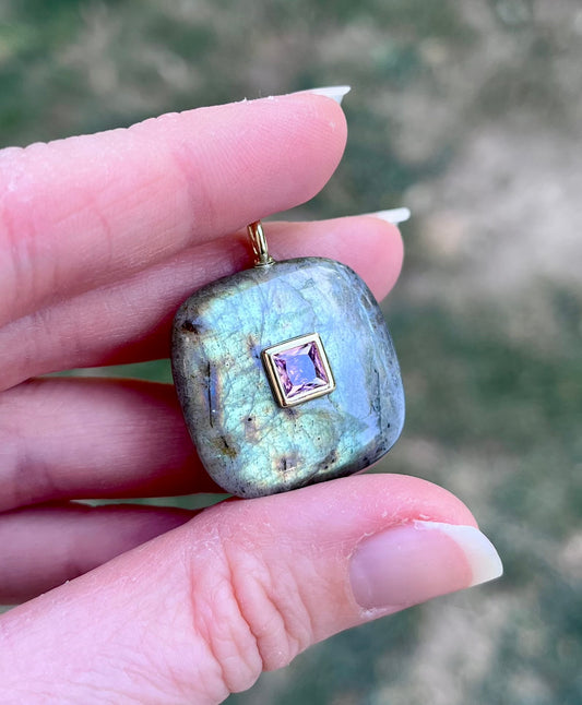 Pendentif Talisman Labradorite