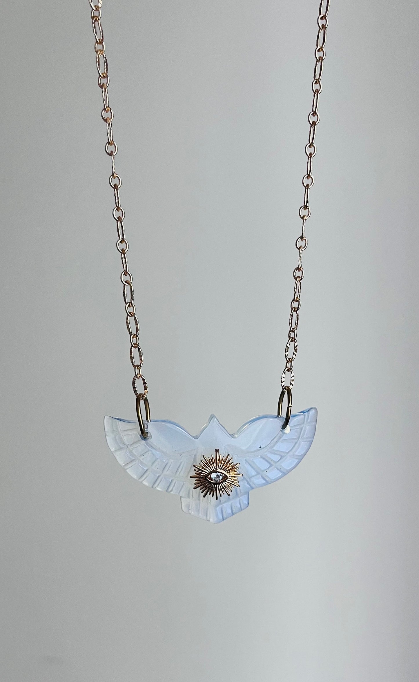 Sautoir Talisman Phœnix Opalite