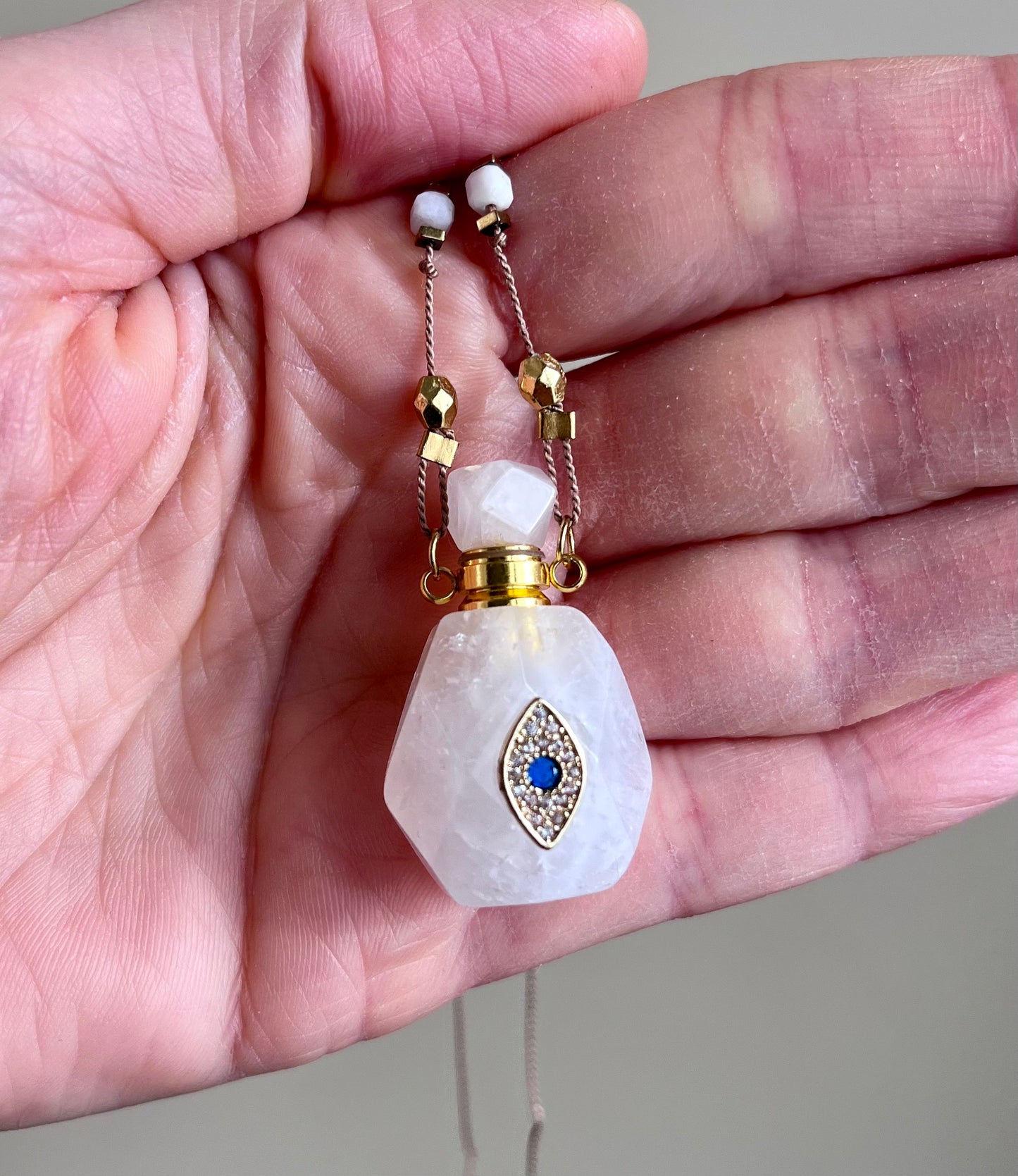 Collier fiole Quartz