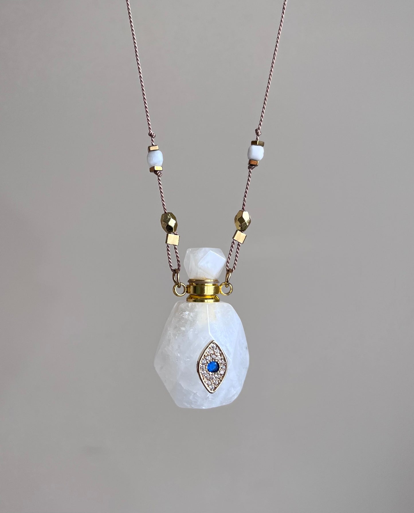 Collier fiole Quartz