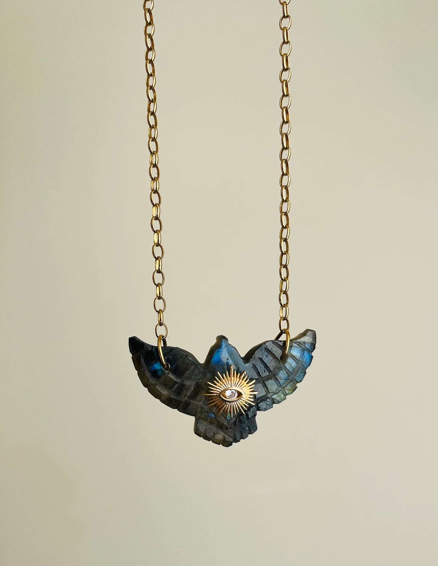 Sautoir phœnix Labradorite