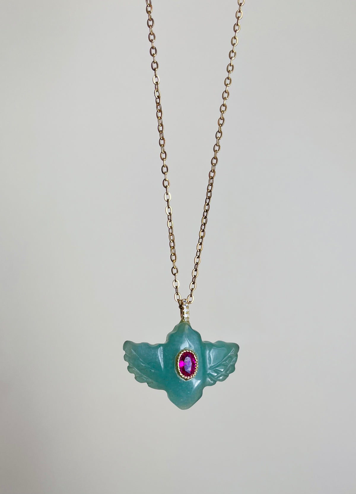 Sautoir talisman Aventurine
