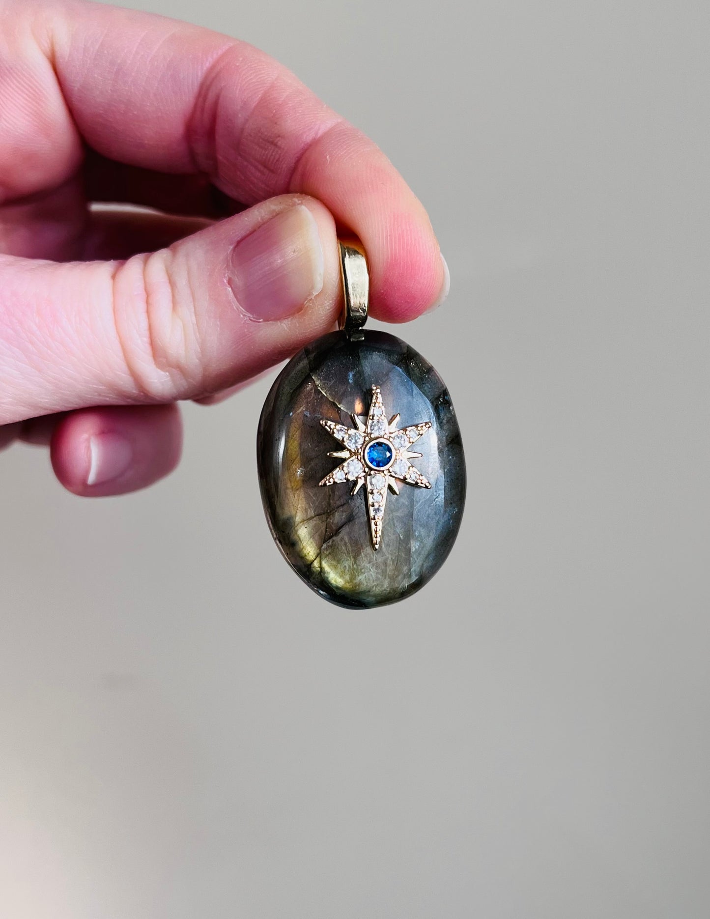 Pendentif talisman protecteur Labradorite