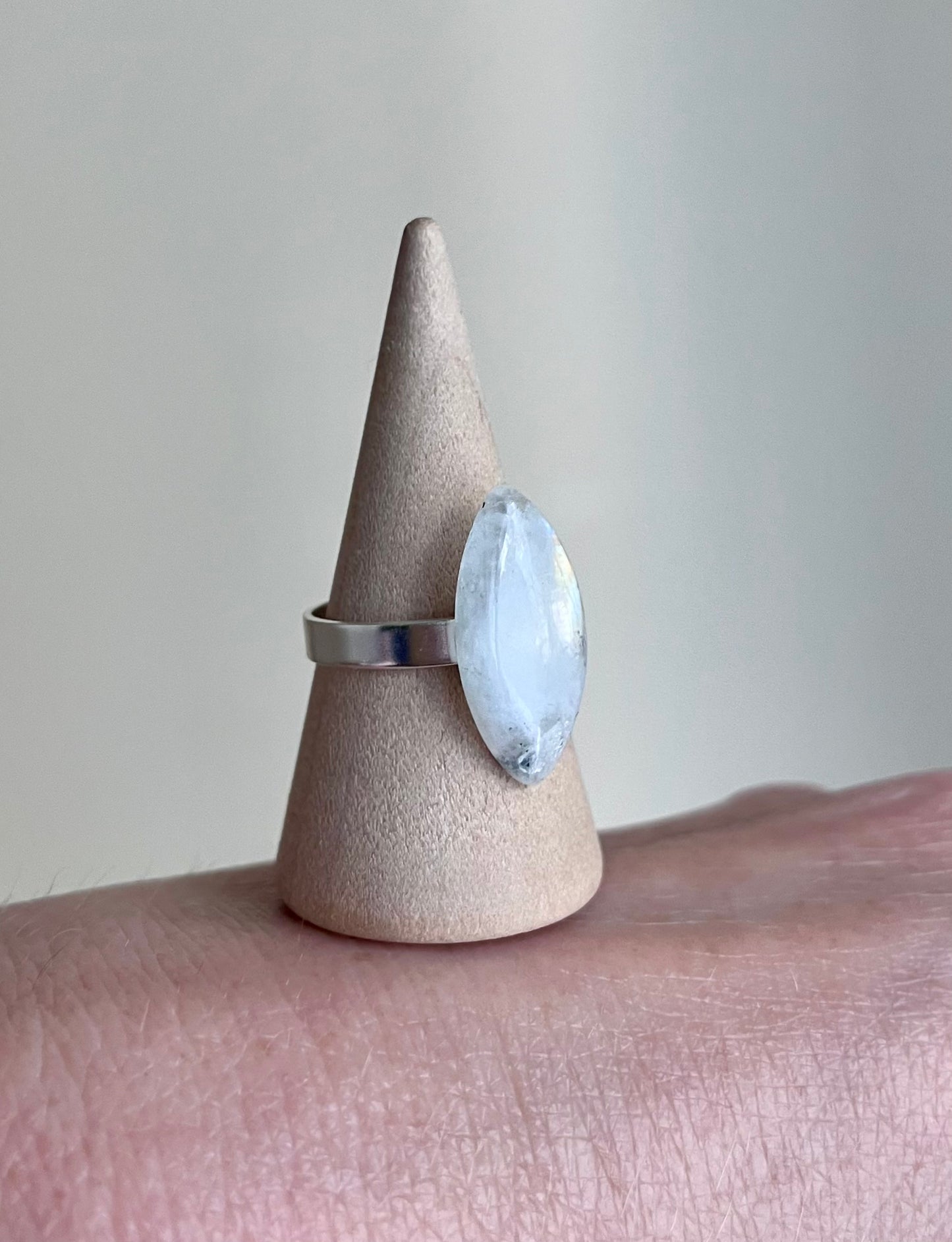 Bague argent 925 et Pierre de Lune