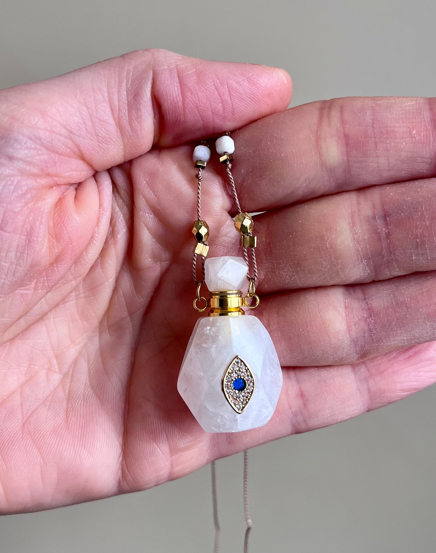 Collier fiole Quartz