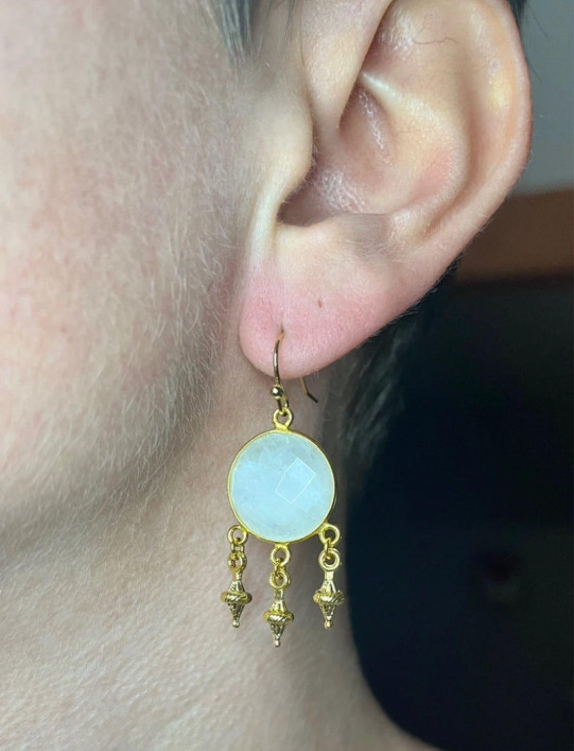 Boucles d’oreilles Pierre de Lune