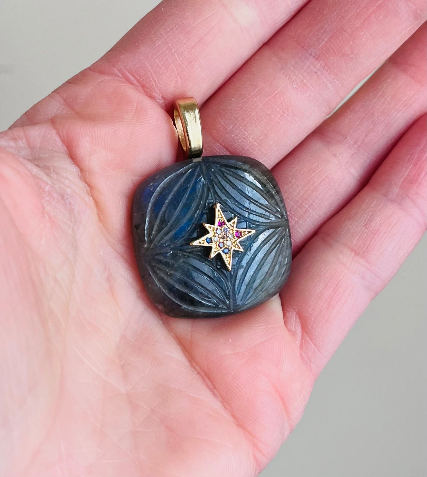 Pendentif Labradorite - Éloignement des énergies négatives