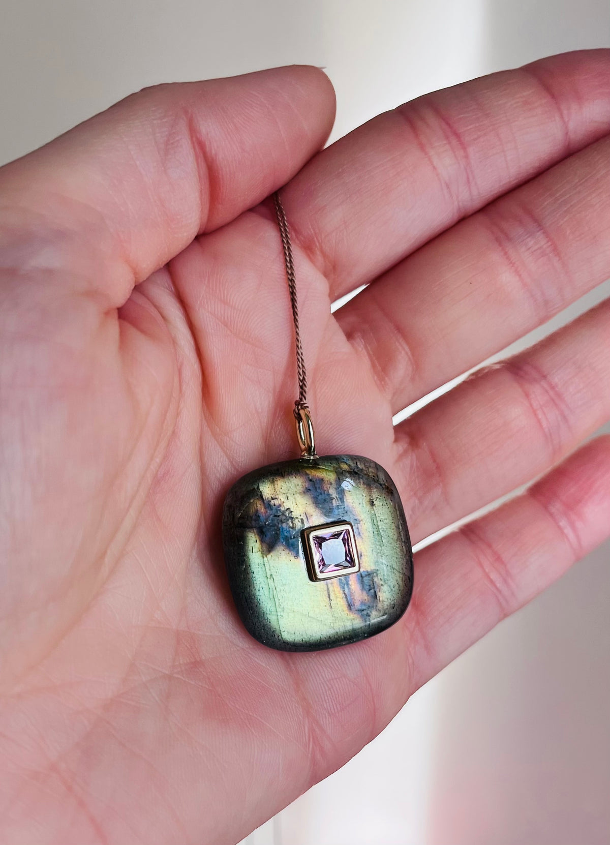 Sautoir talisman Labradorite