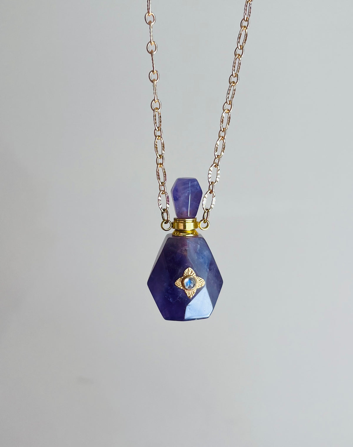 Collier fiole Améthyste