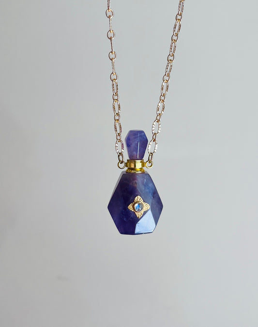 Collier fiole Améthyste