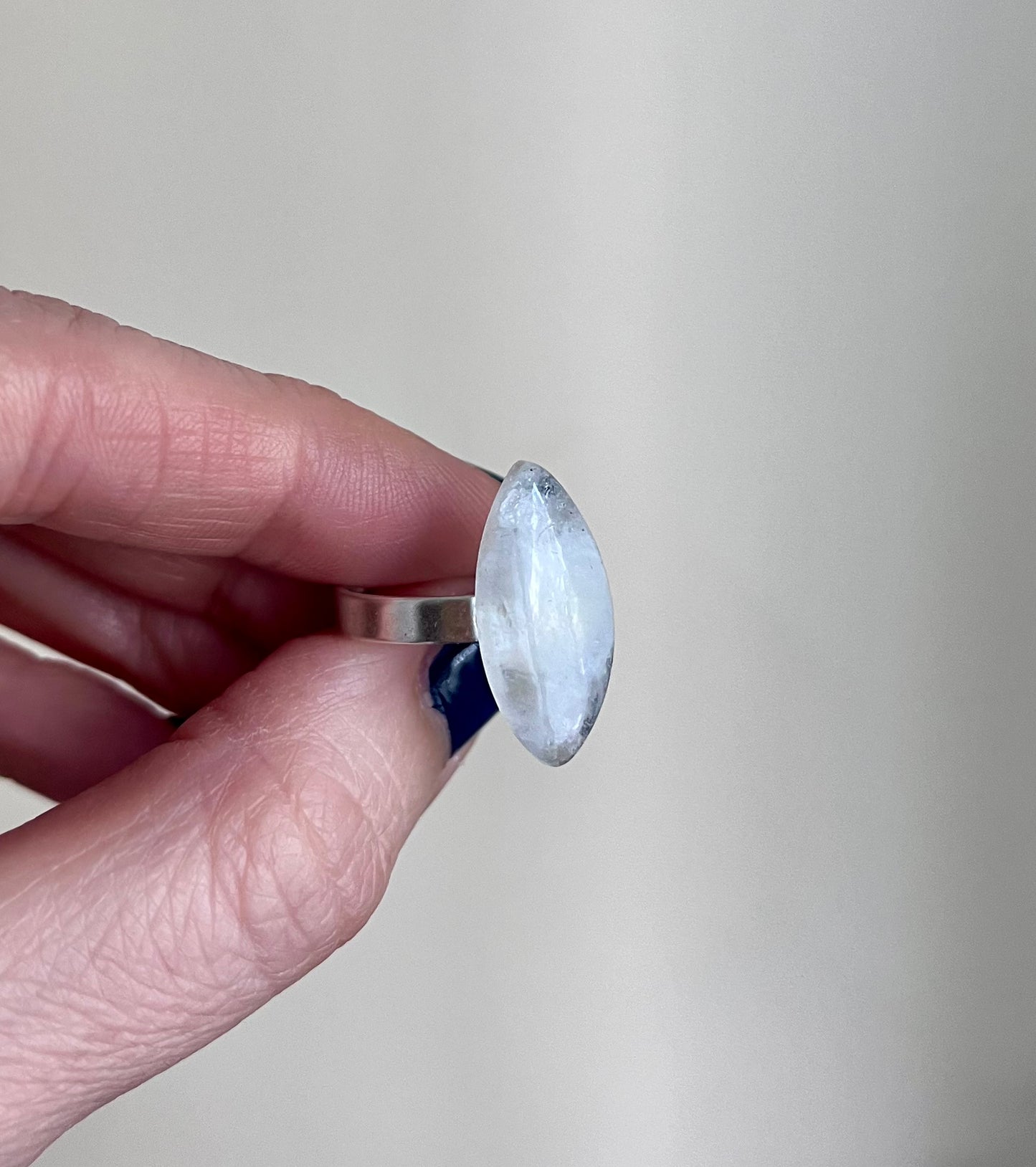 Bague argent 925 et Pierre de Lune