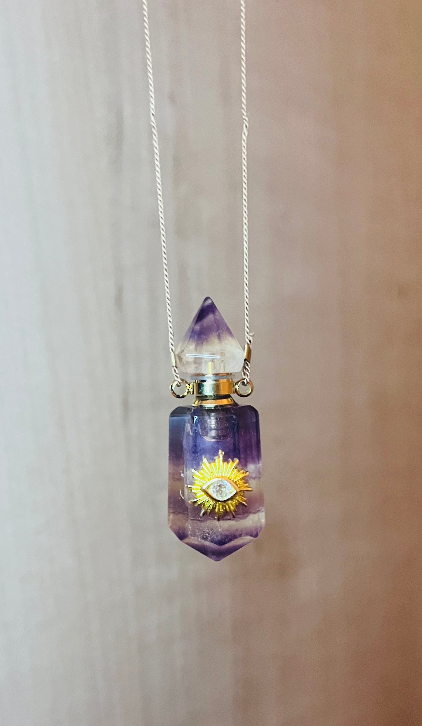 Collier fiole Amétrine