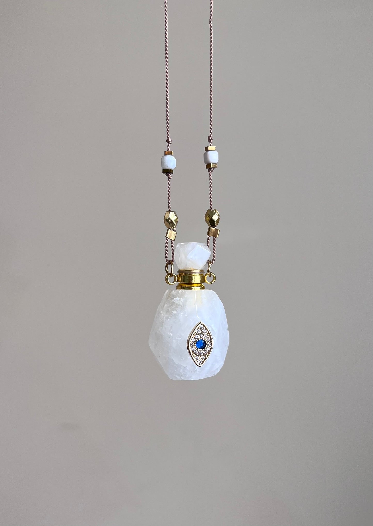 Collier fiole Quartz