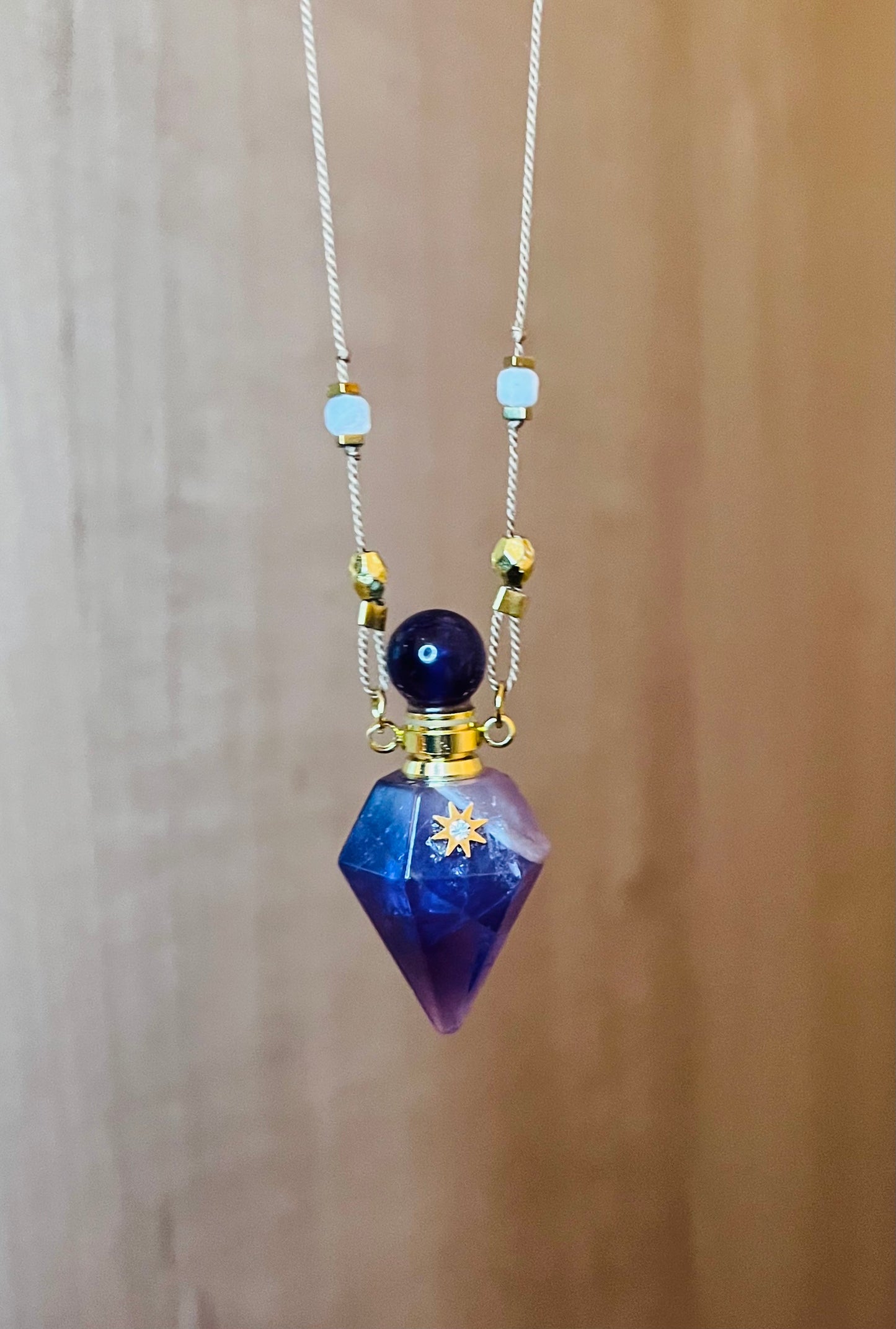 Collier fiole Améthyste