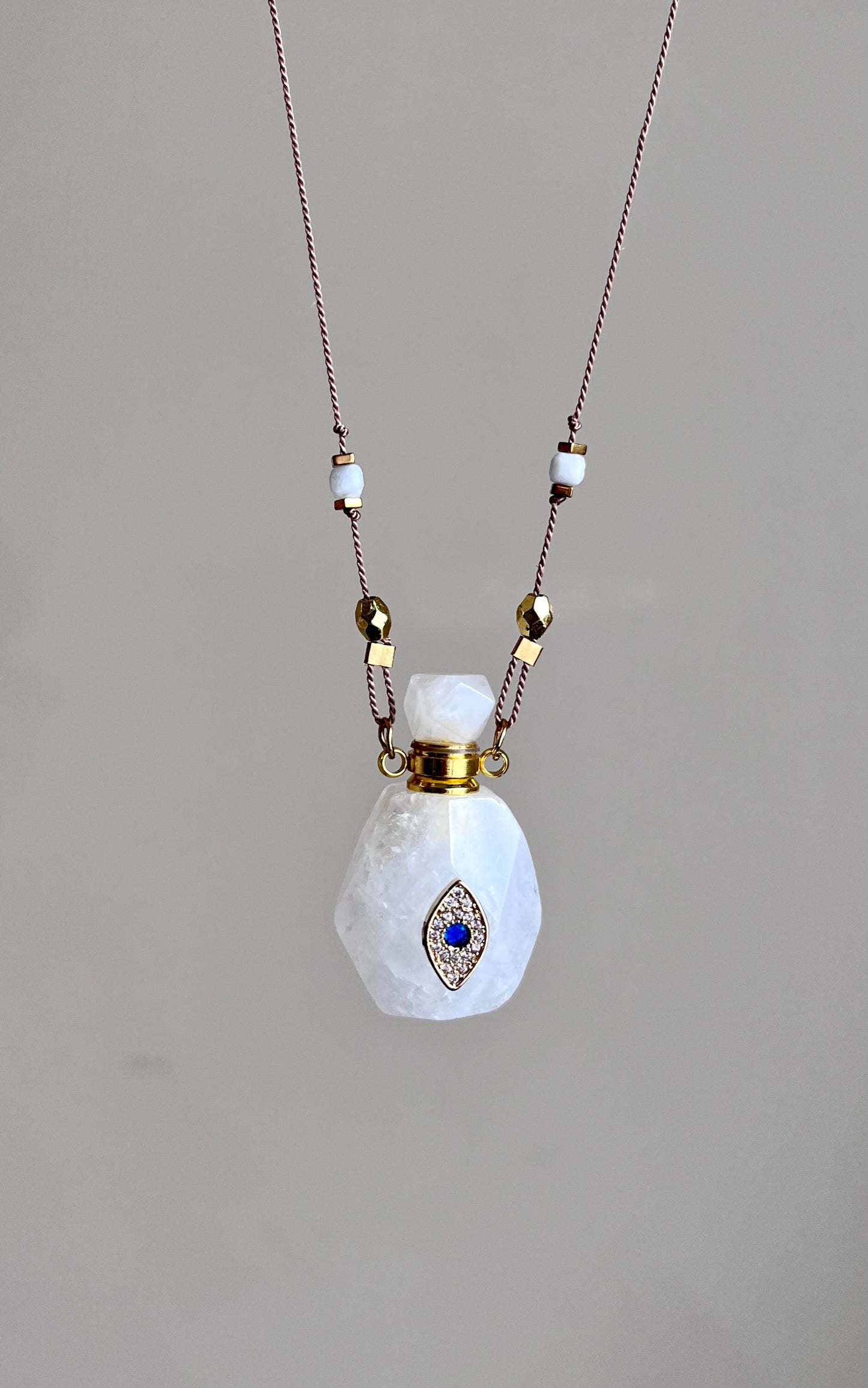Collier fiole Quartz