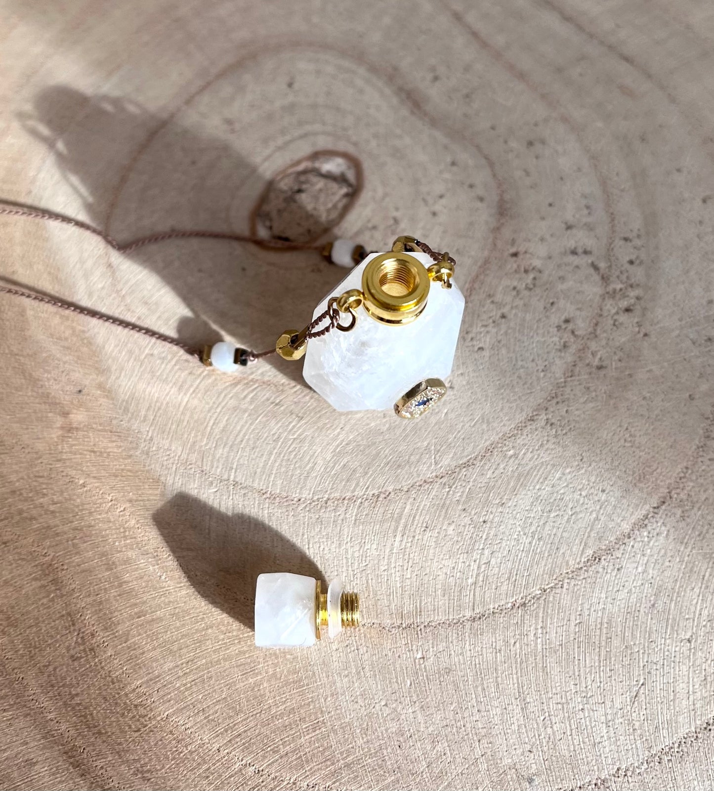 Collier fiole Quartz